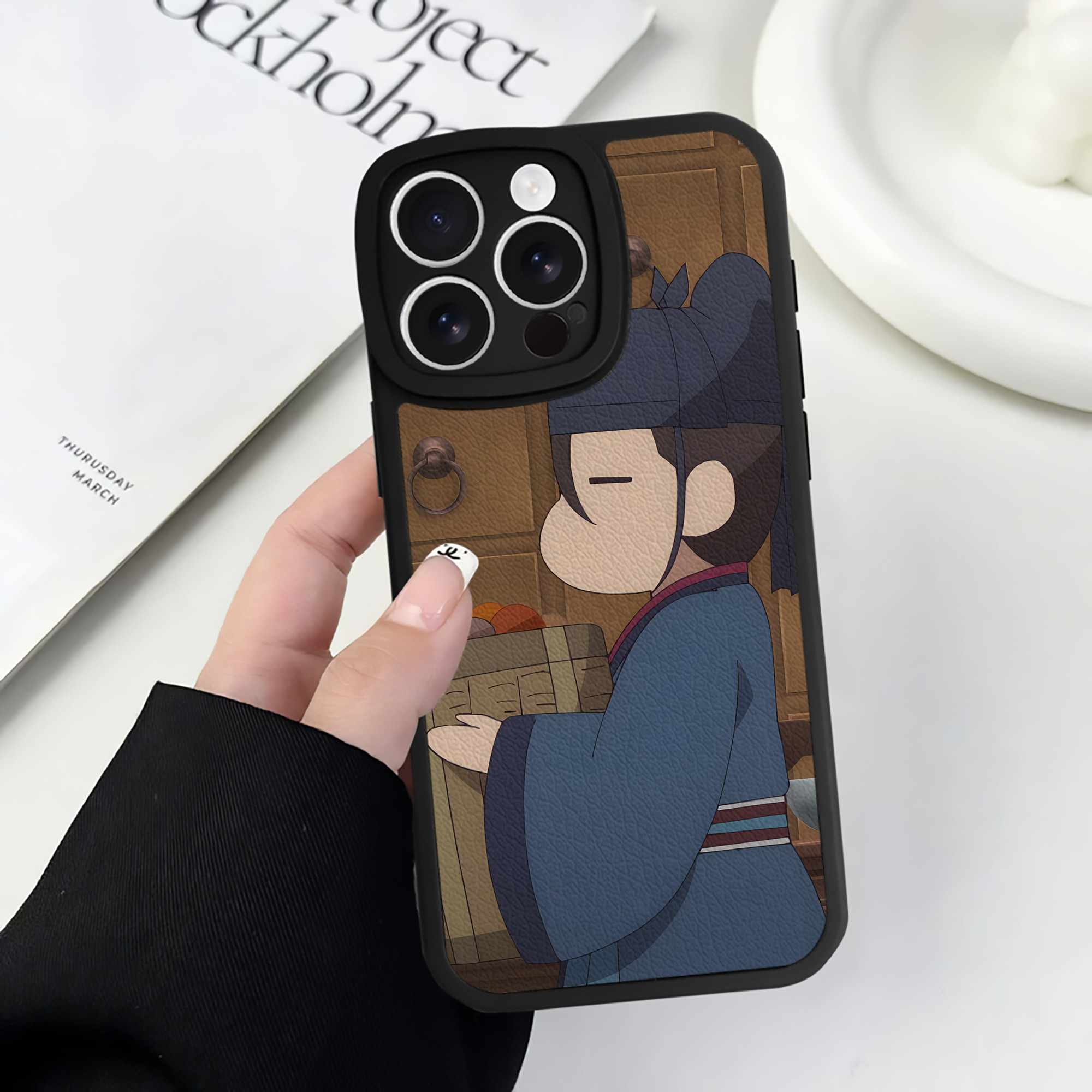 薬屋のひとりごと The Apothecary Diaries 【iPhone 16シリーズ対応】シリコンスマホケース（レザー調） 材質：シリコン